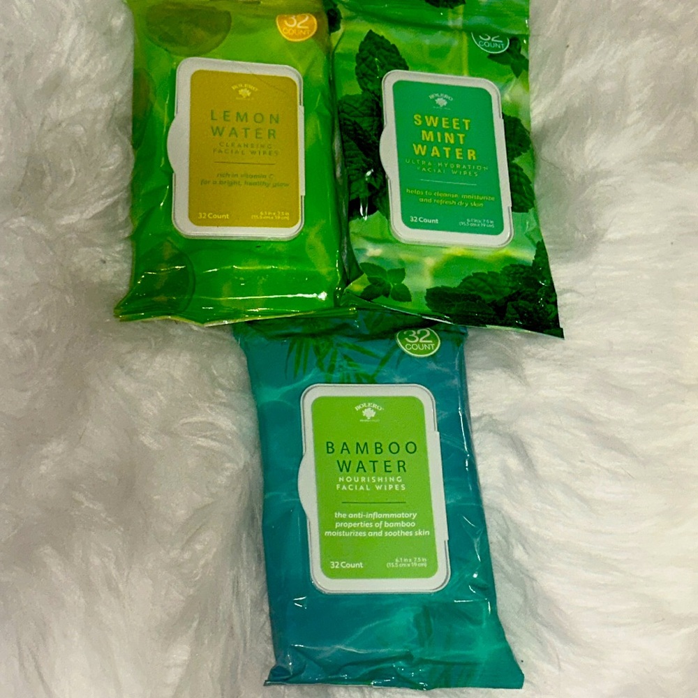 Bolero face wipes